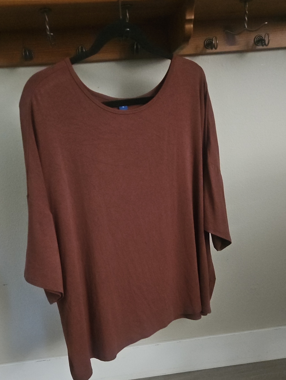Old Navy Women's Loose Round-Neck Top - Rust